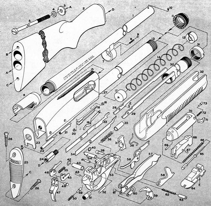 remington 1100 trigger assembly diagram