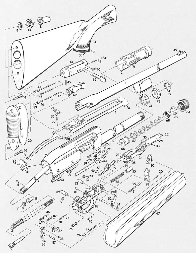 remington 1187 diagram