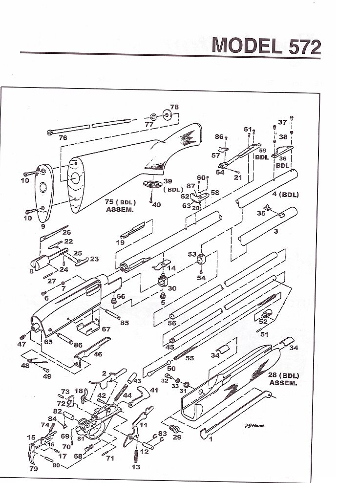 remington speedmaster 552 parts diagram