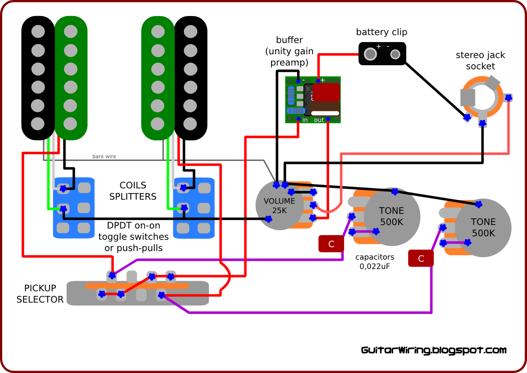 reverend guitar wiring diagram