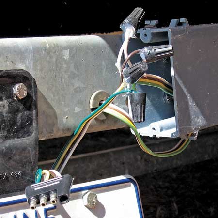 rewiring a boat trailer