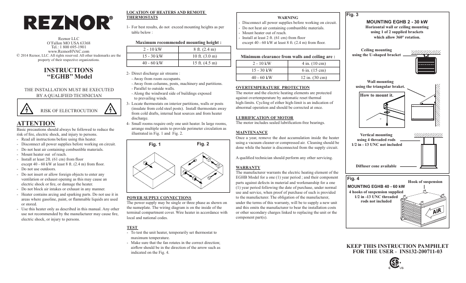 reznor f100 wiring diagram