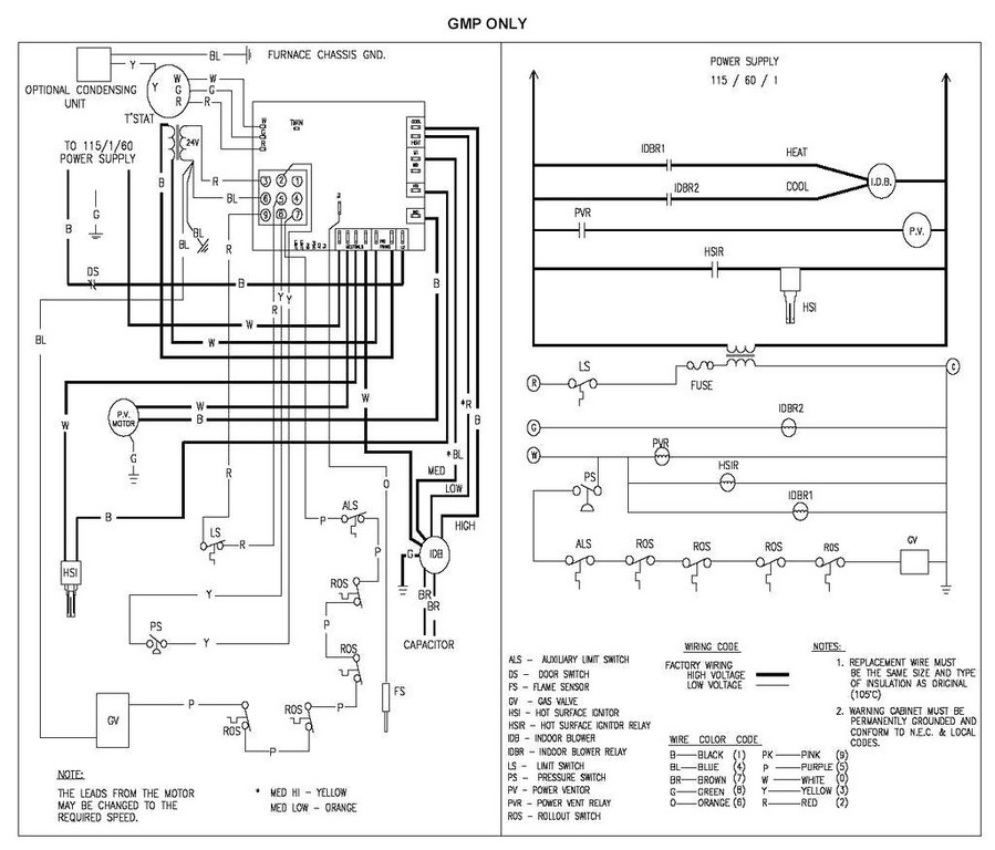 Rheem Prestige Two Stage Thermostat Wiring Diagram