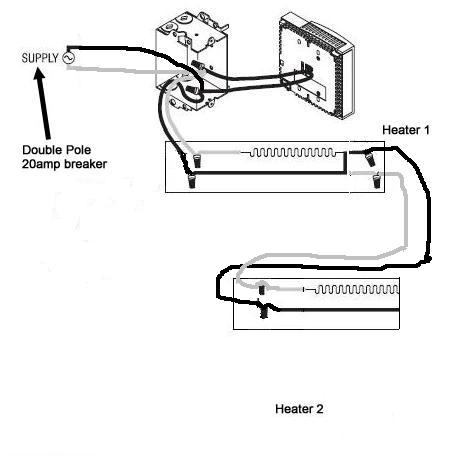 rib relay wiring diagram for baseboard heaters