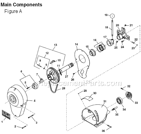 ridgid k 1500 parts diagram