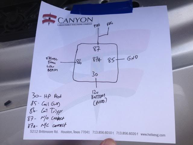 rl44 relay wiring