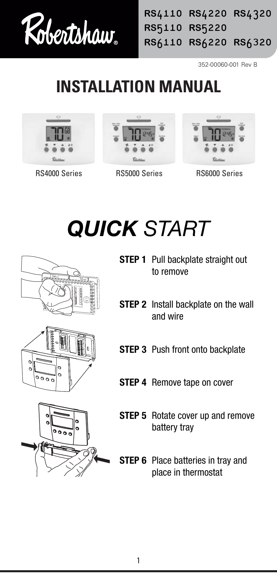 robertshaw 9520 thermostat wiring diagram