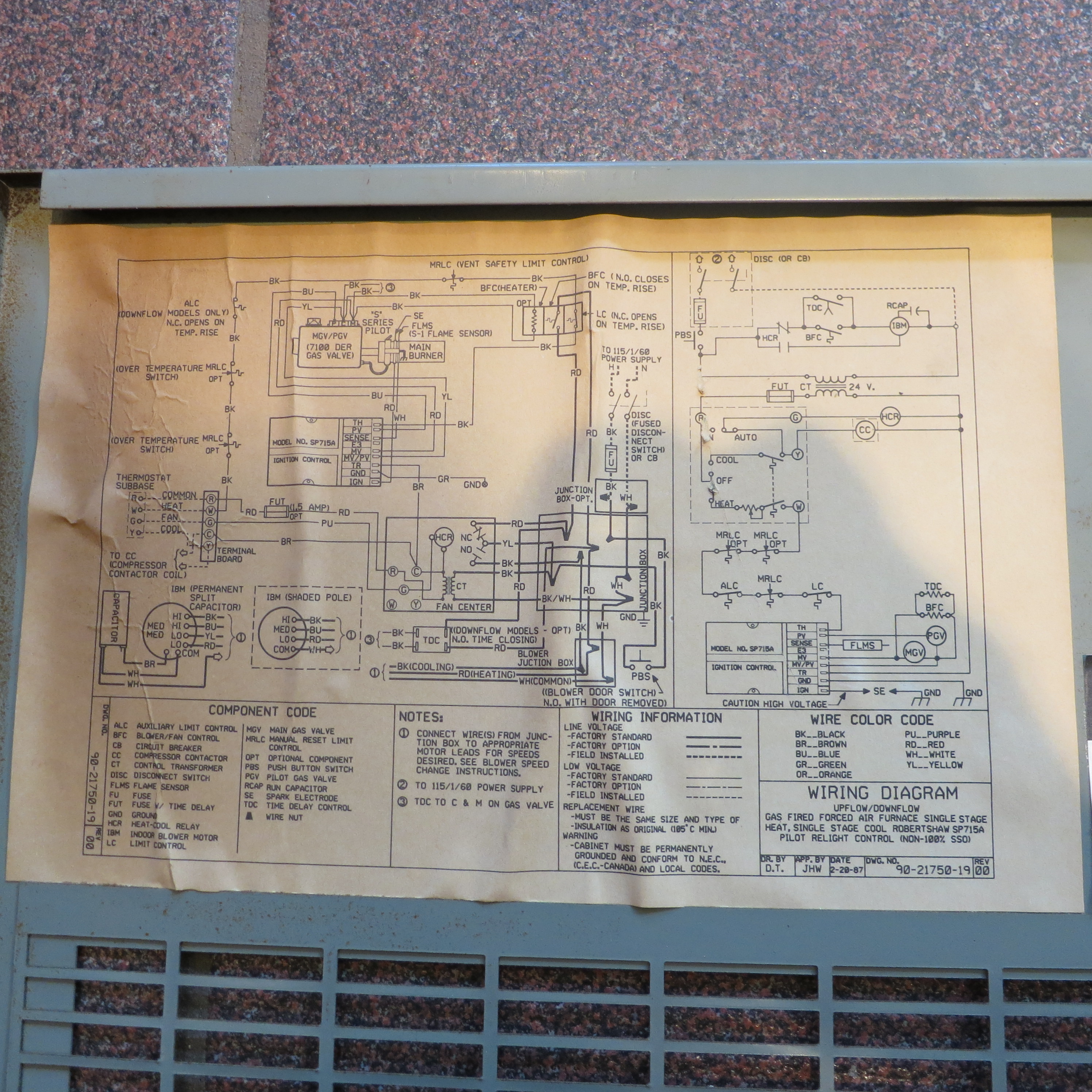 robertshaw c17-100 wiring diagram