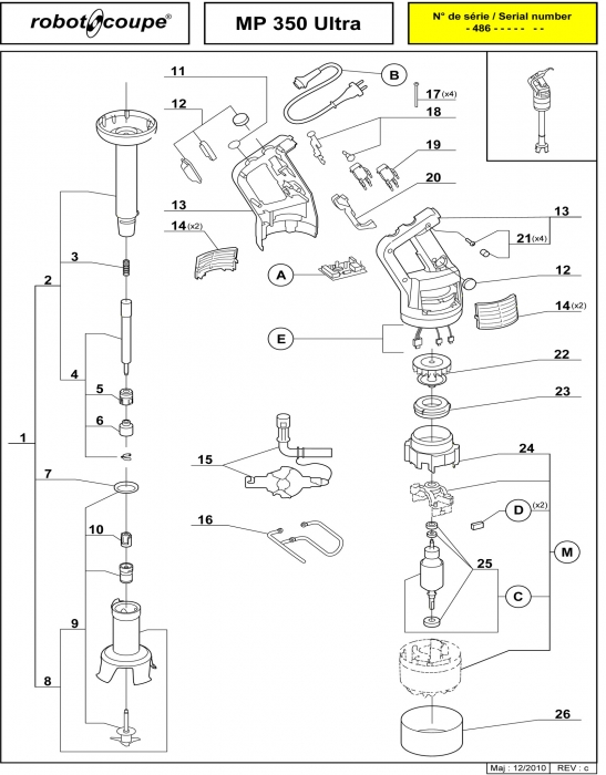 robot coupe r2 dice parts diagram
