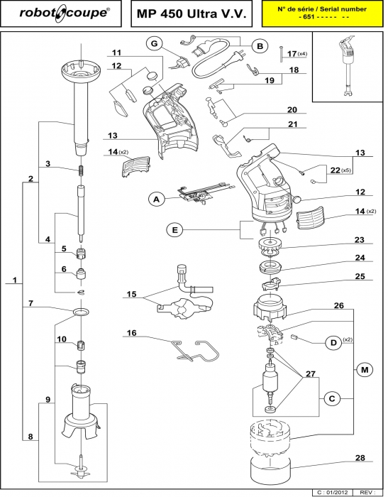 robot coupe r2 parts diagram