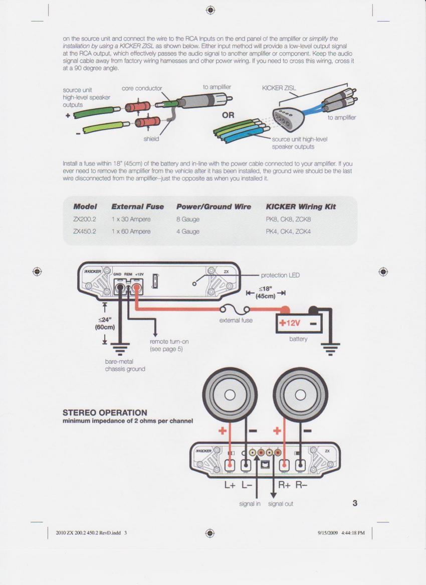 rockford fosgate p5002 wiring diagram on 2 kicker 10s