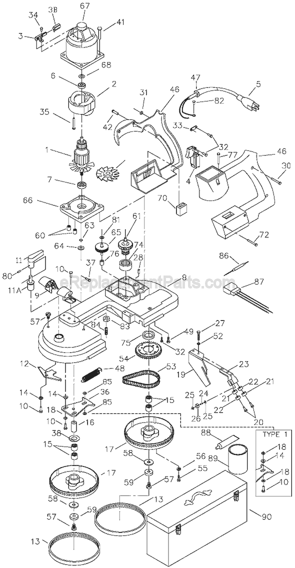 rockwell portable band saw model 725 wiring diagram