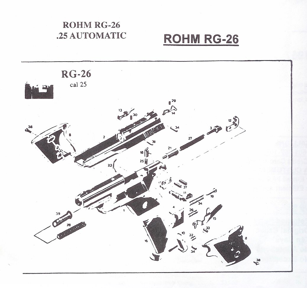 rohm rg 10 parts diagram