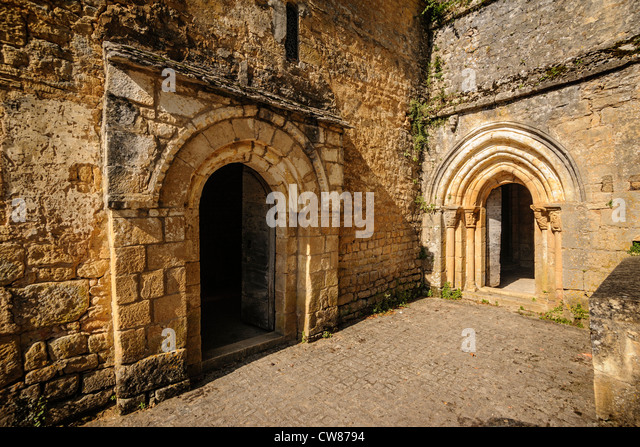 romanesque church portal diagram