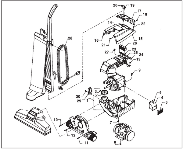 roomba parts diagram