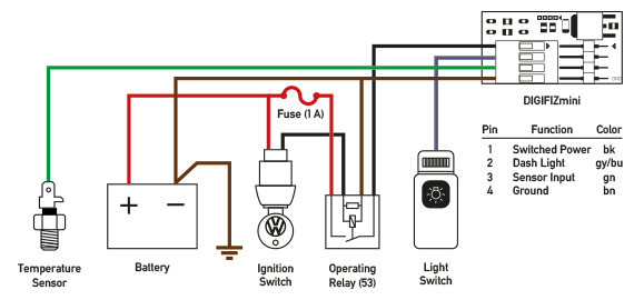 rostra temp sensor wiring diagram