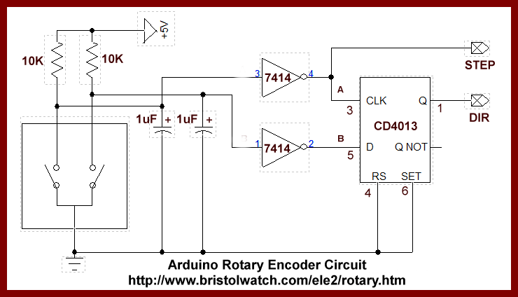 rotary encoder arduino wiring