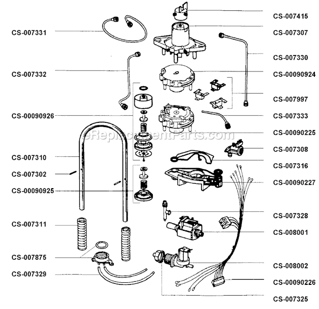 rowenta iron parts diagram