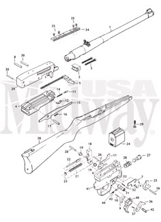 ruger 1022 parts diagram