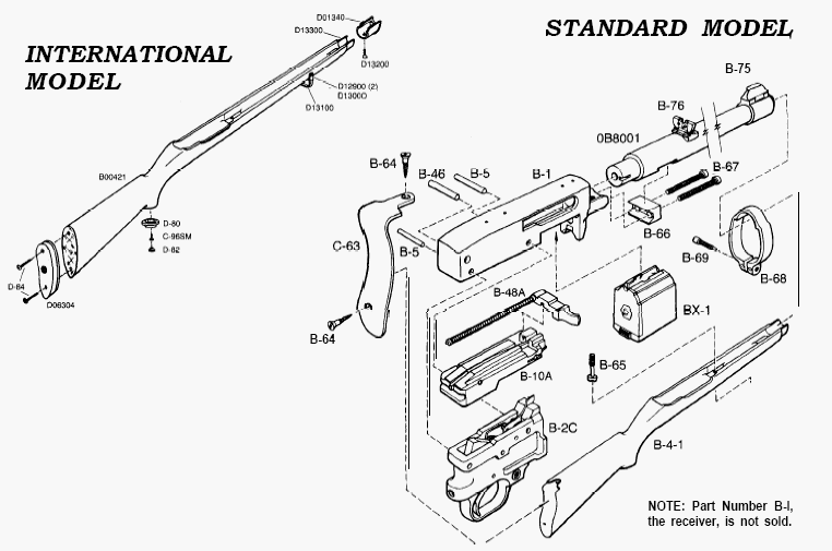ruger 10/22 takedown parts diagram