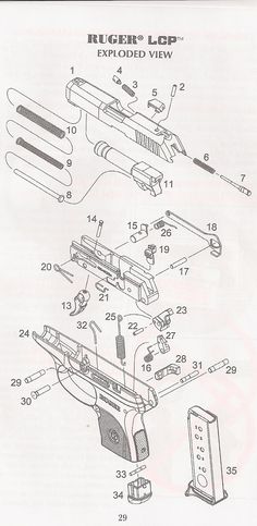 ruger gp100 parts diagram