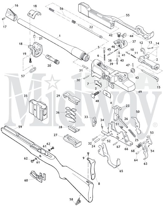 ruger m77 parts diagram