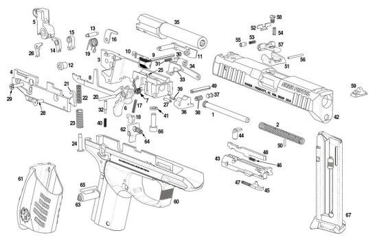 ruger sr22 parts diagram