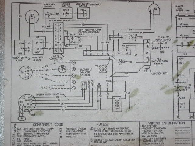 ruud air handler wiring diagram