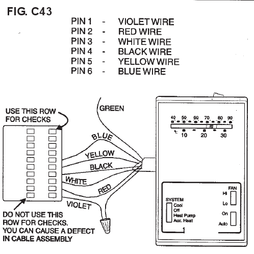 rv comfort hp thermostat wiring diagram