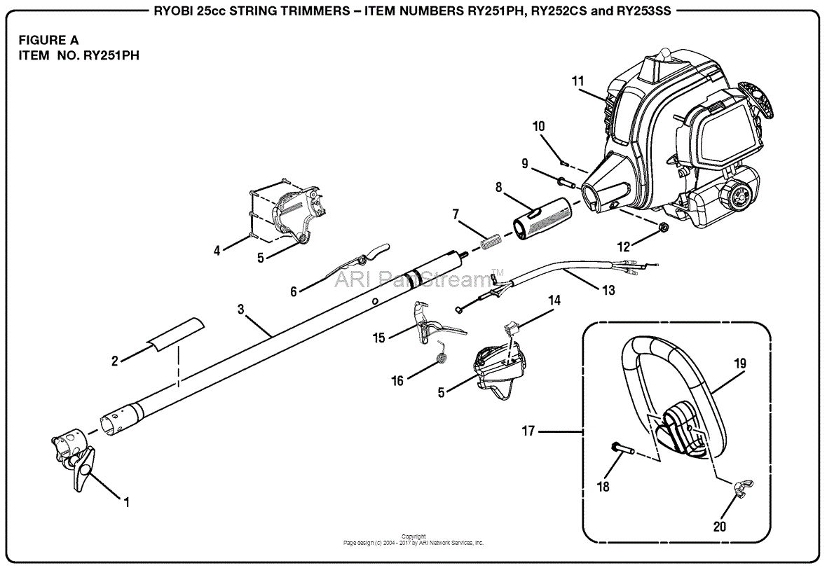 ry253ss parts diagram