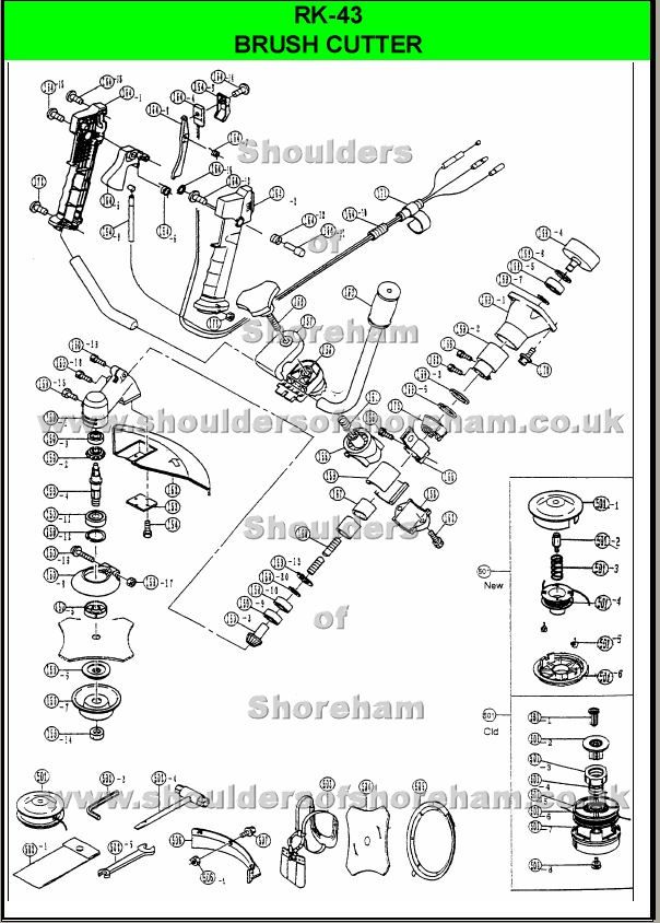 ryobi c4618 parts diagram