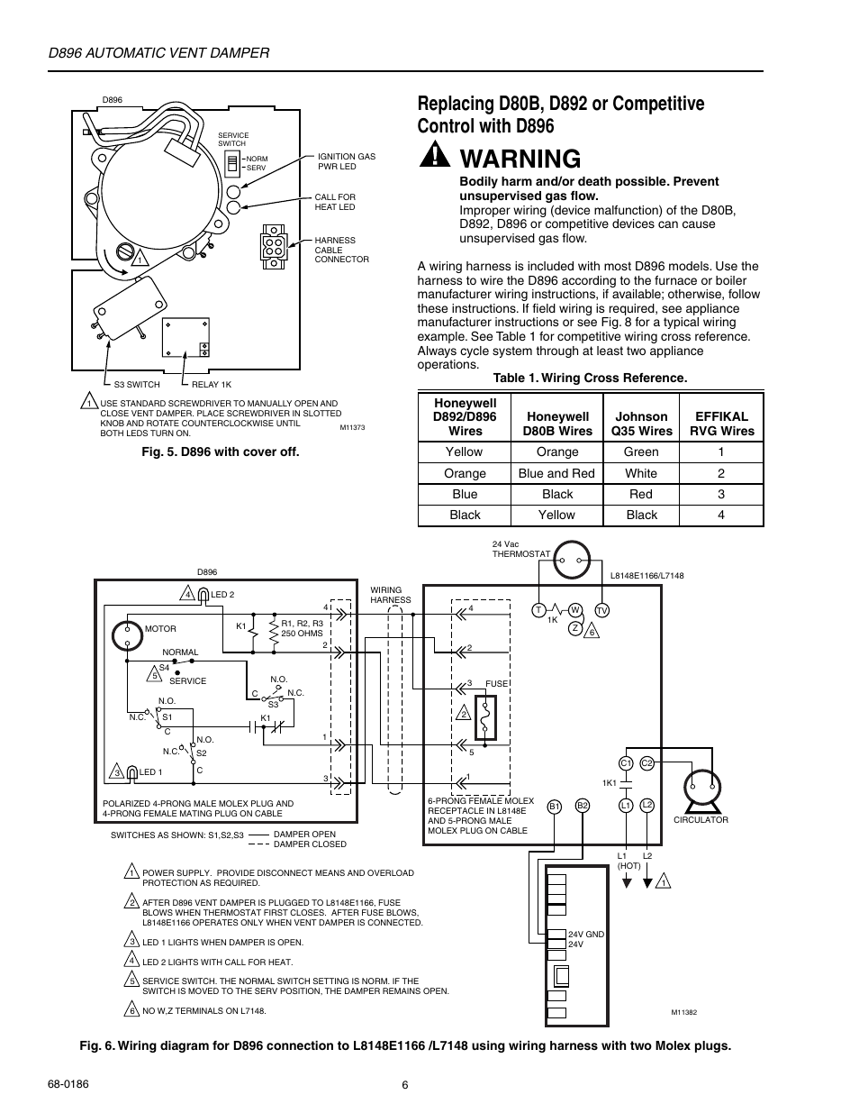 S8610u Damper Wiring Diagram