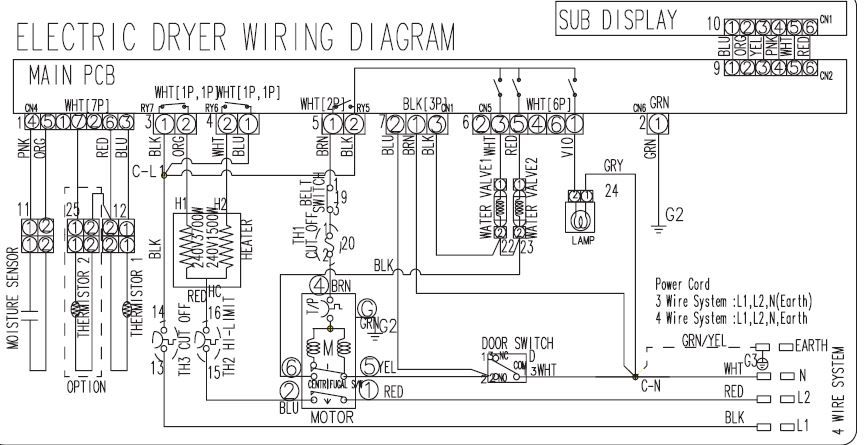 samsung dv210aew/xaa wiring diagram