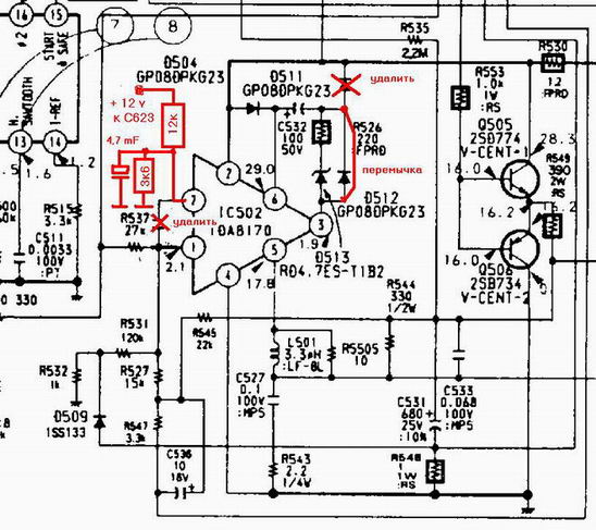samsung model ps-dt5 wiring diagram