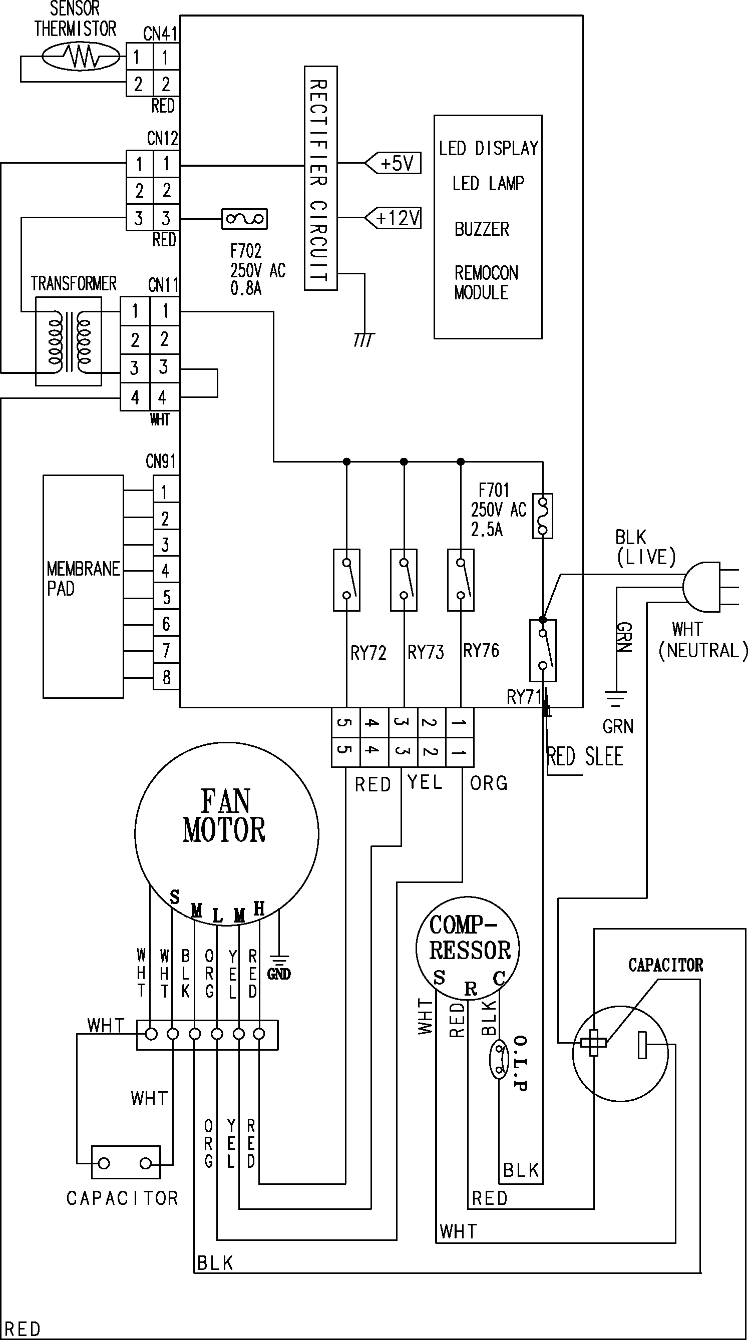 samsung model ps-dt5 wiring diagram