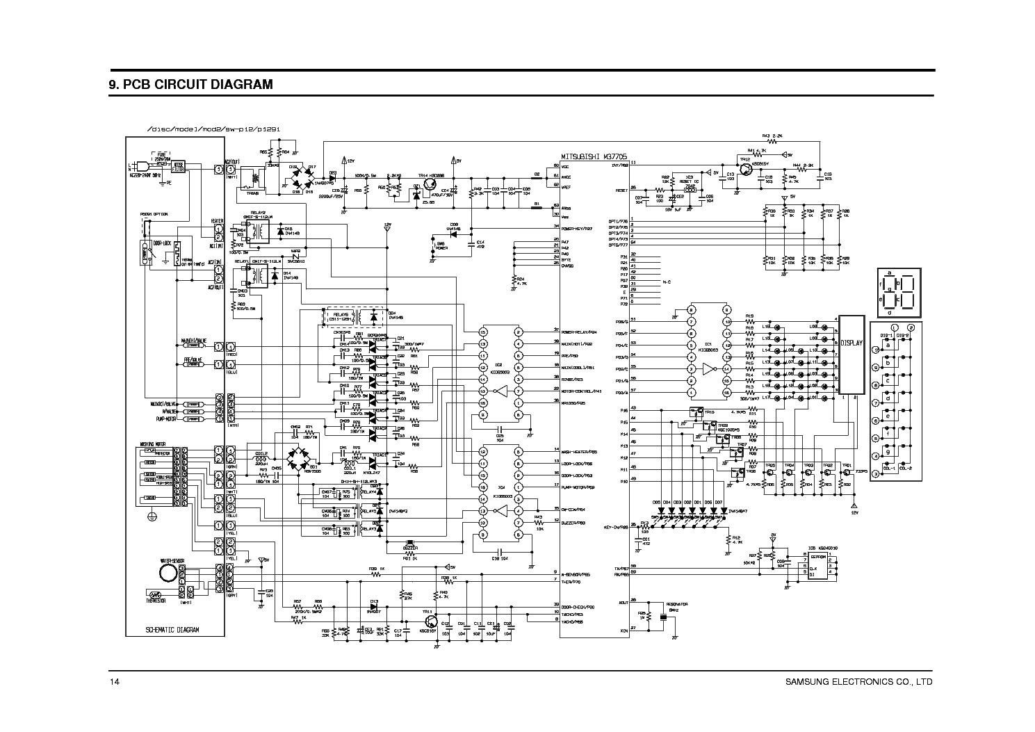 samsung model ps-dt5 wiring diagram