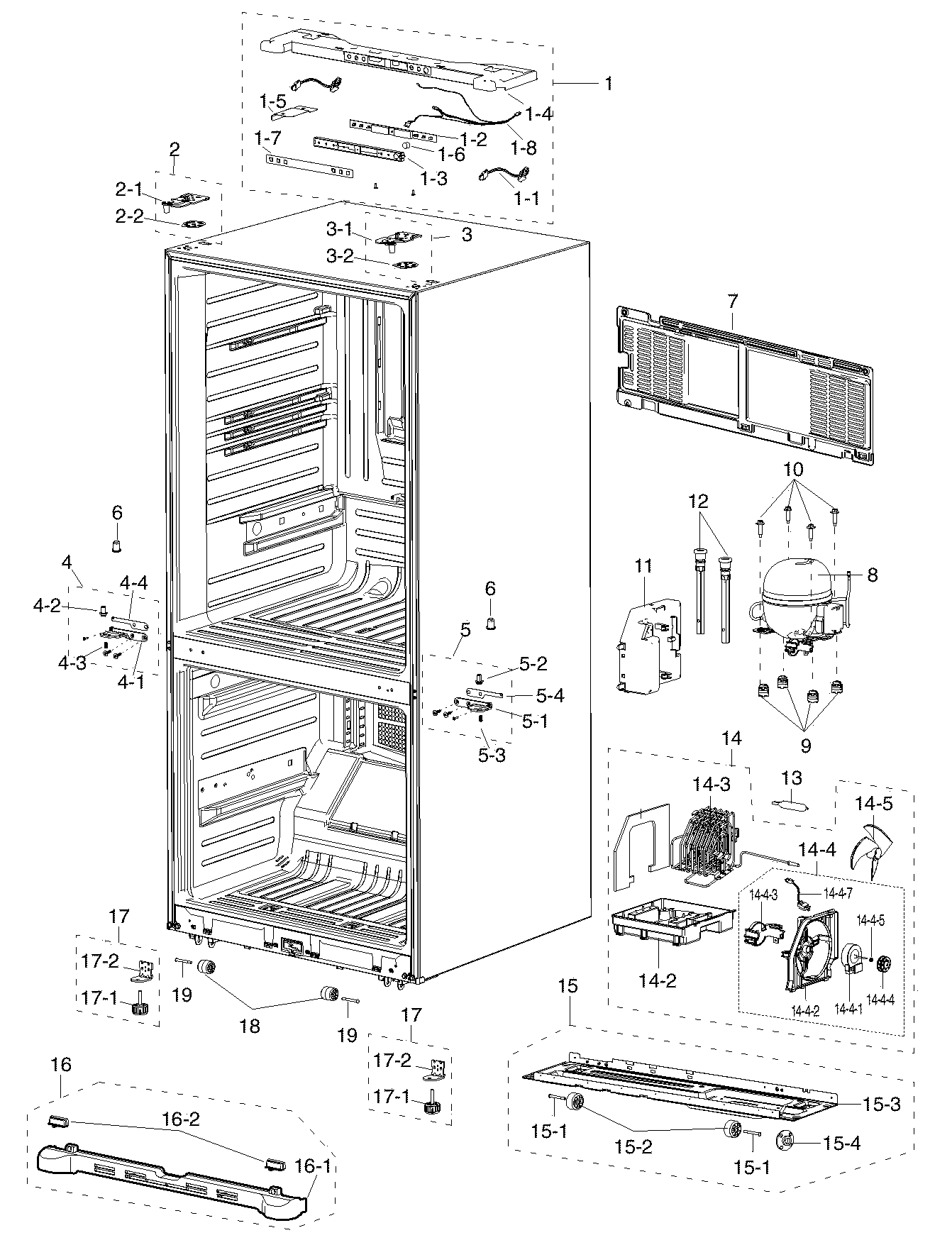 samsung rfg297hdrs parts diagram