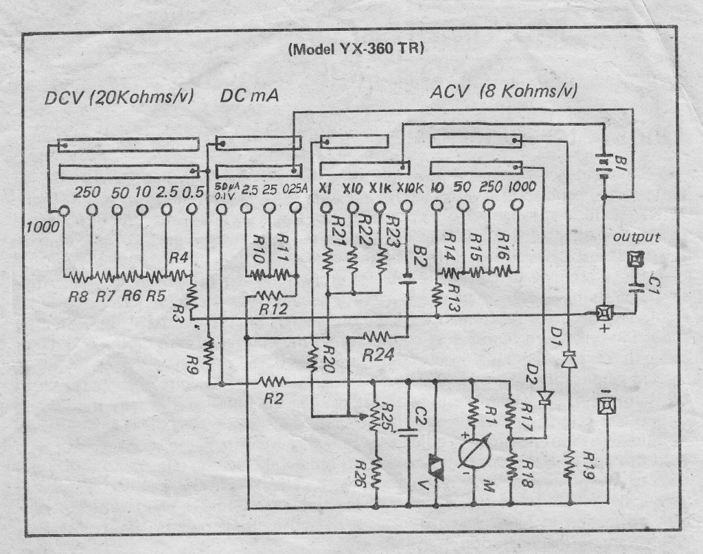 Тестер 8801 схема