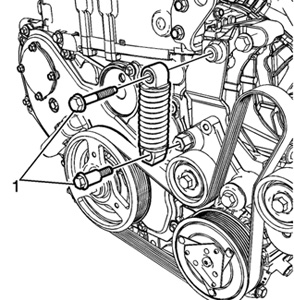 saturn vue serpentine belt diagram