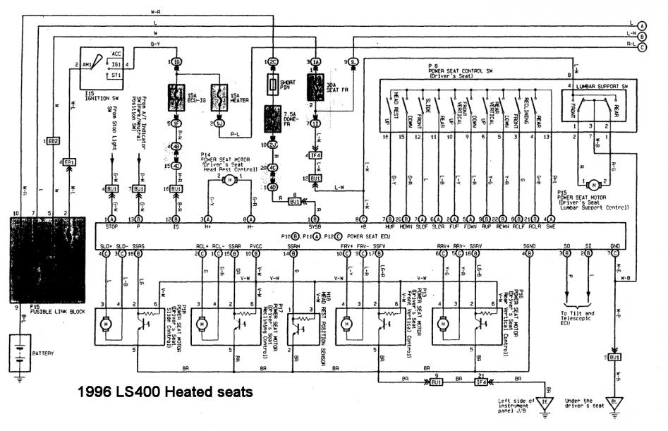 Lexus электросхемы 1994 Lexus Ls400 Wiring Diagram - diagram ear