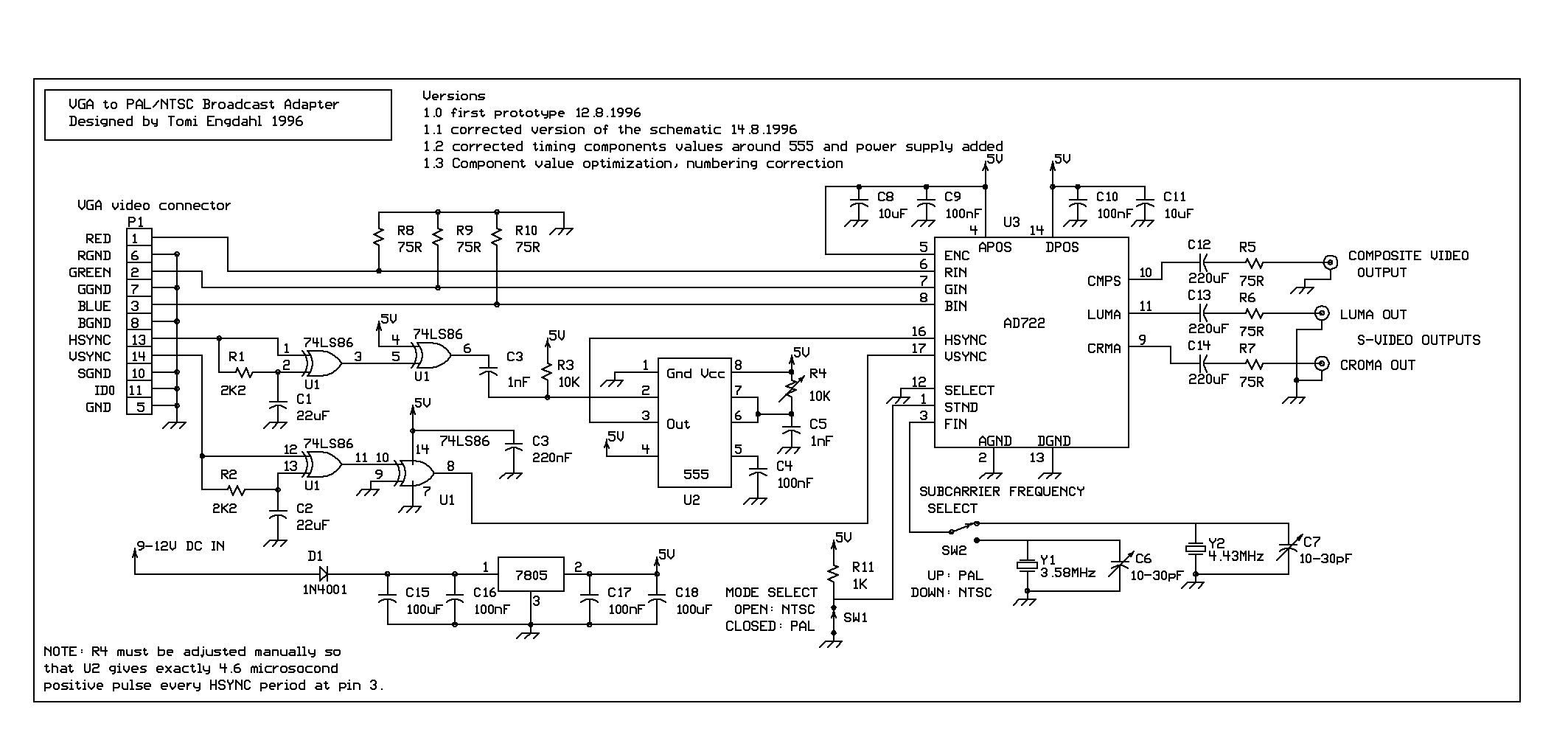 scart to rca wiring diagram