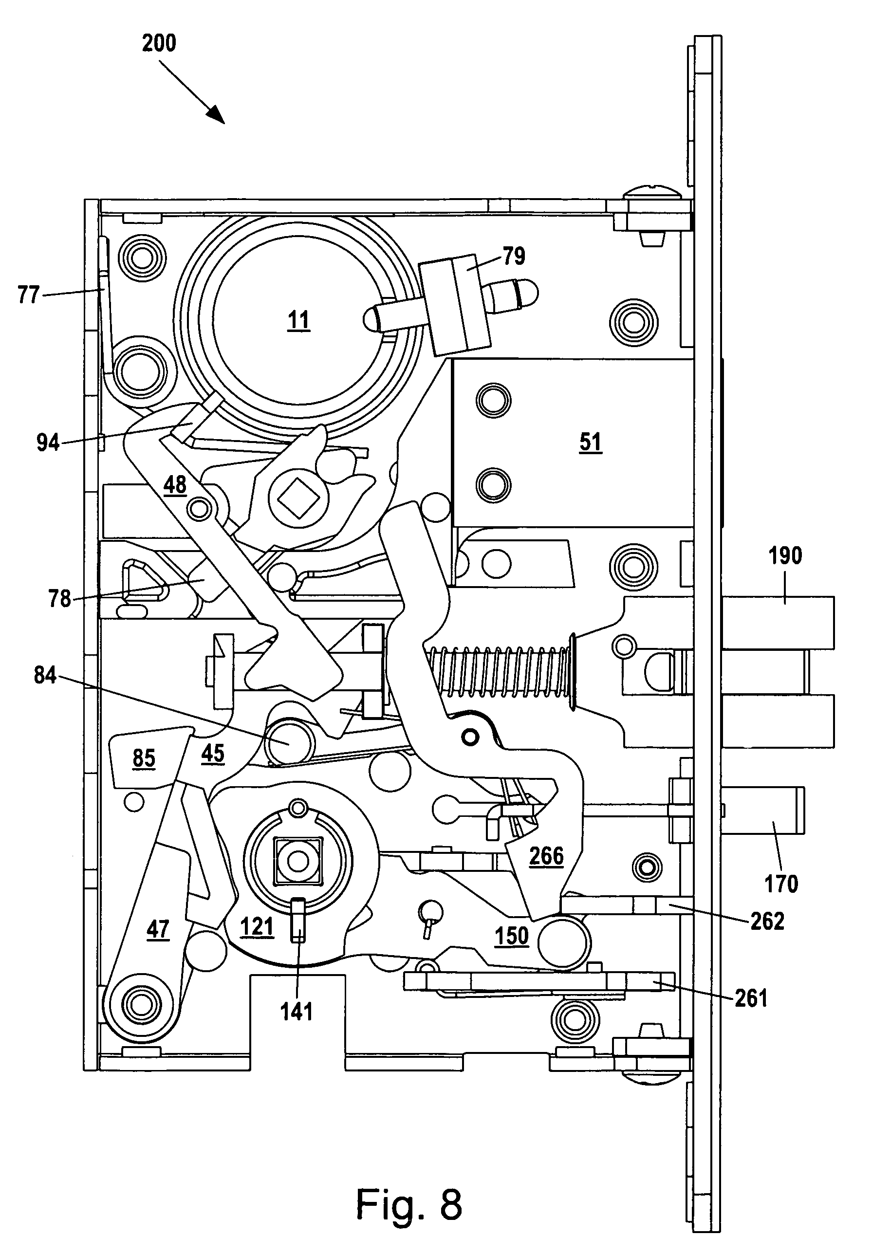 schlage deadbolt parts diagram