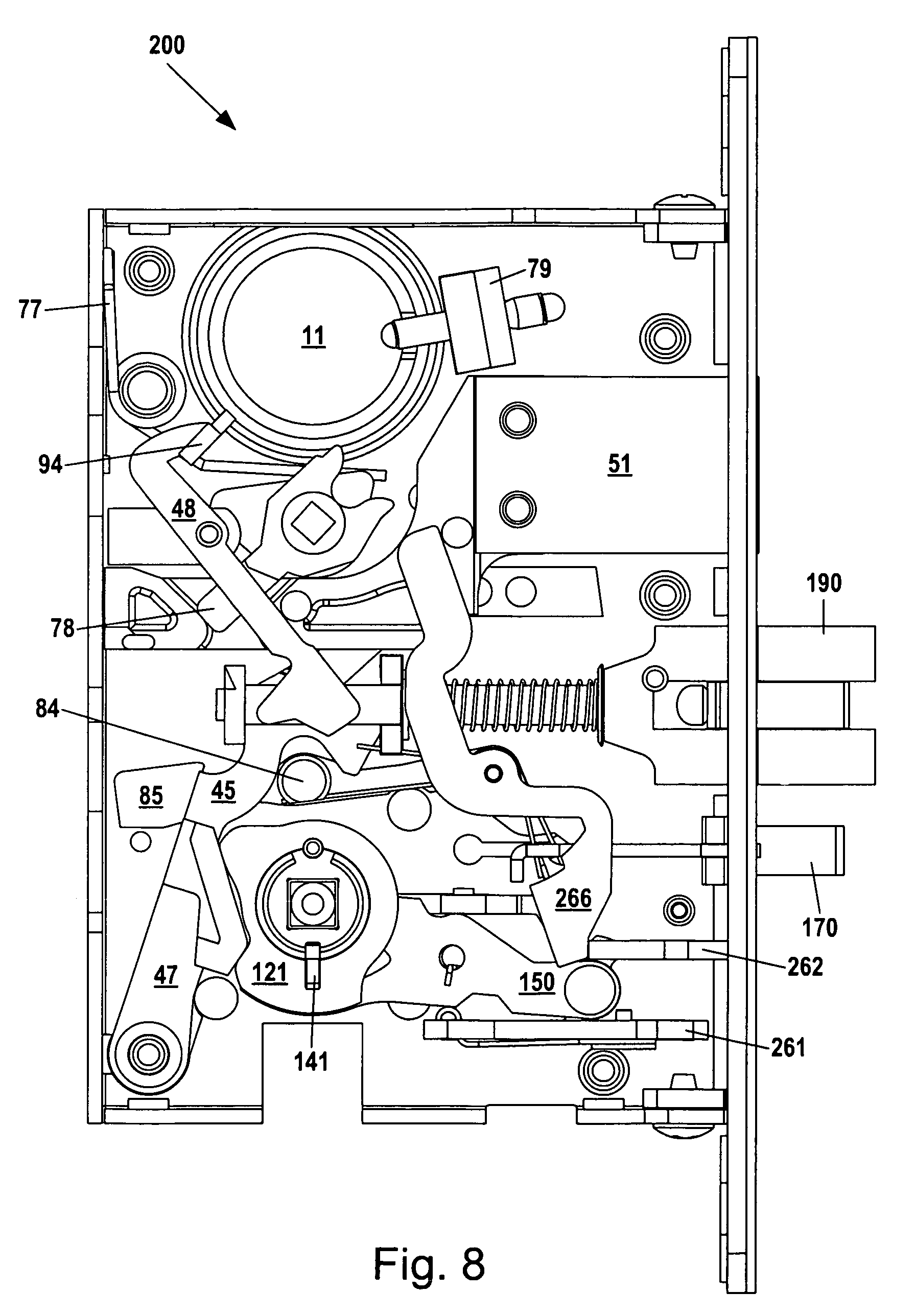 schlage lock parts diagram