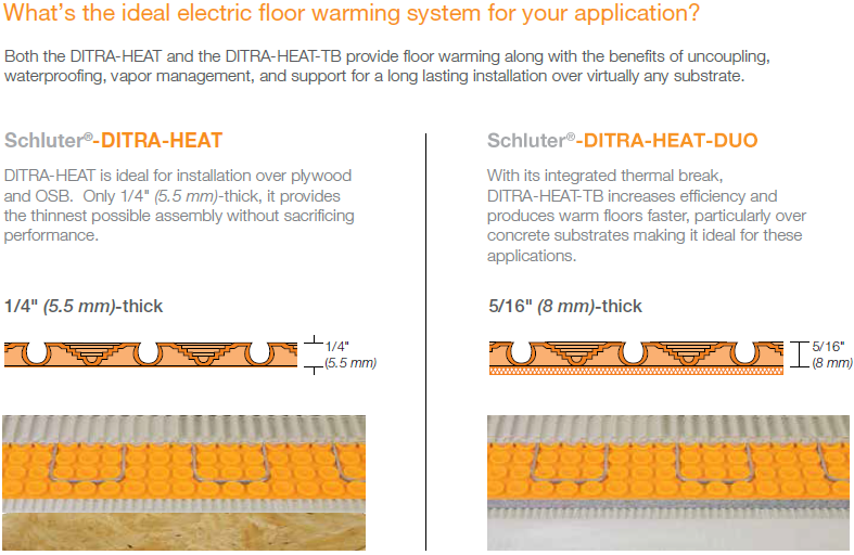 schluter ditra heat wiring diagram e rt