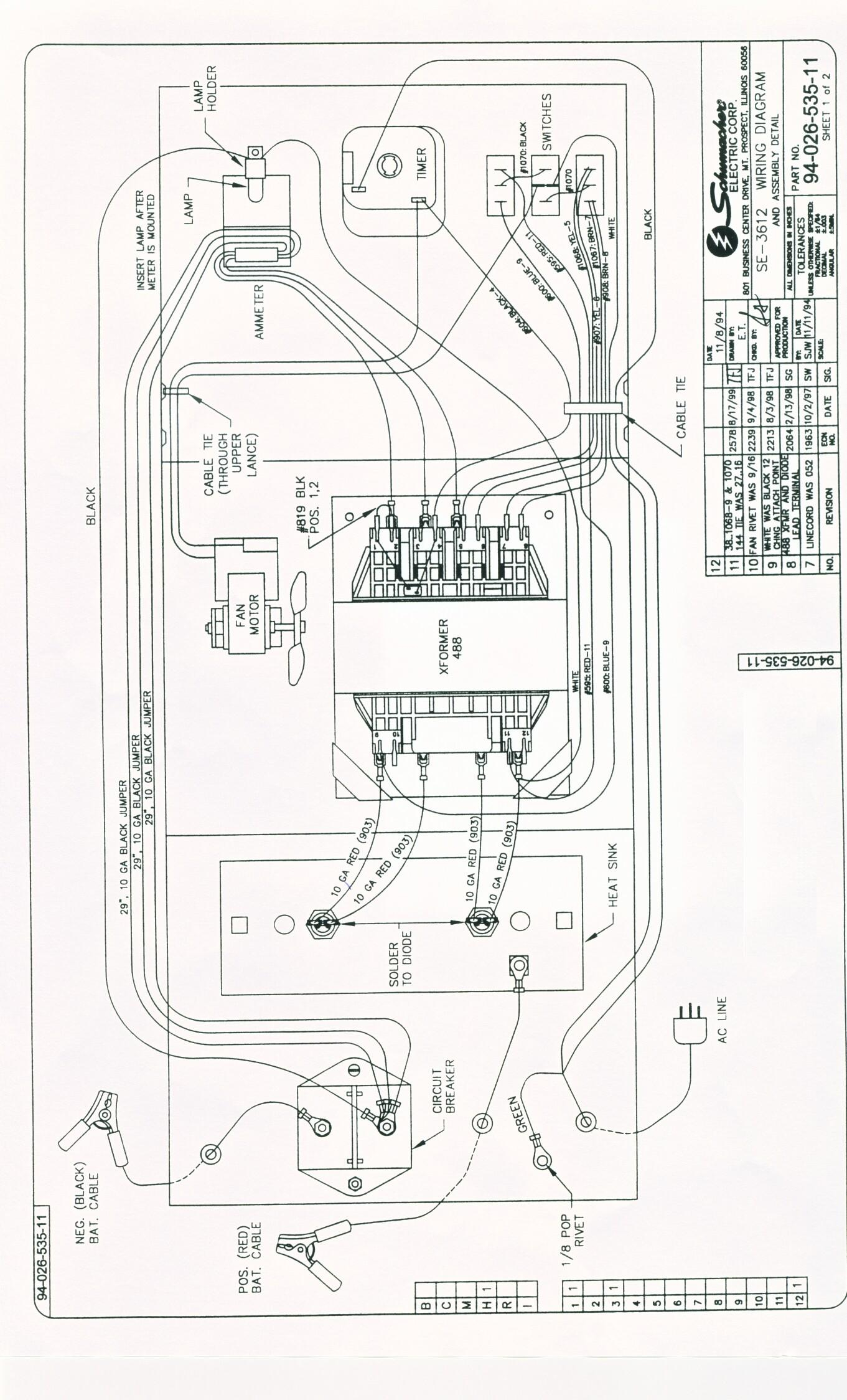 schumacher se-1072 wiring diagram