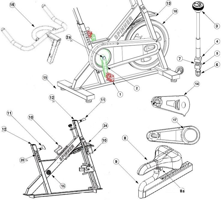 schwinn airdyne parts diagram