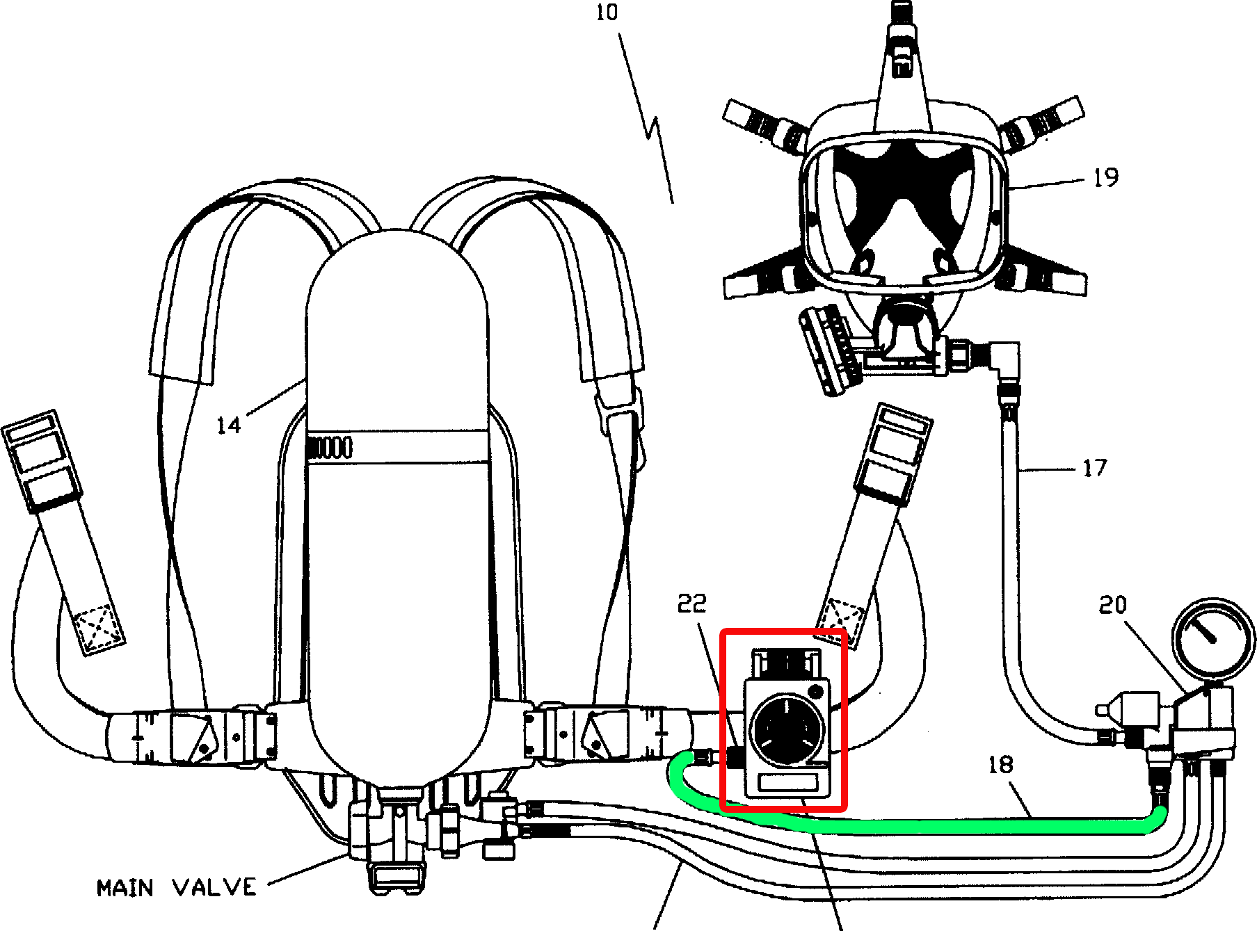 scott scba parts diagram