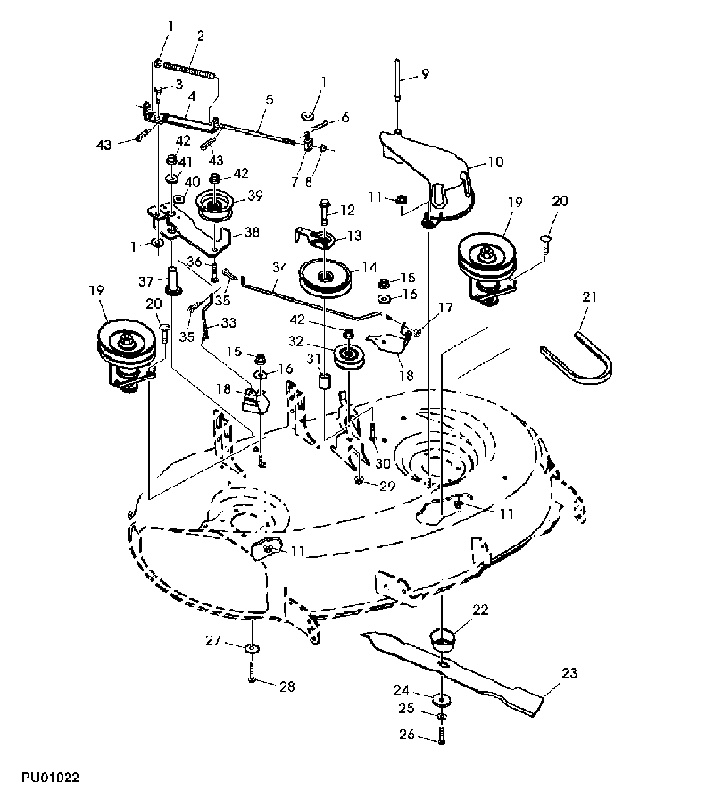 scotts 1642h parts diagram