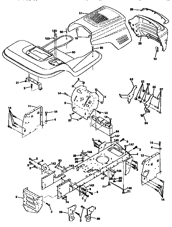scotts s1642 drive belt diagram
