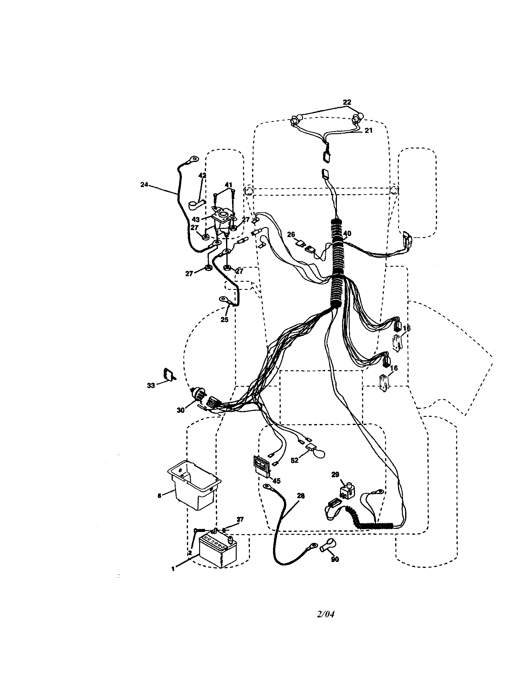 scotts s1742 belt diagram